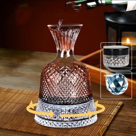 Crystal Glass Vortex Red Wine Decanters Kit (Option: Crystal Base)